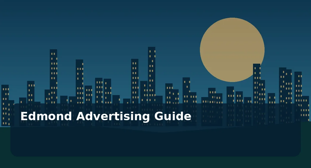Original editorial illustration for Edmond Advertising Guide