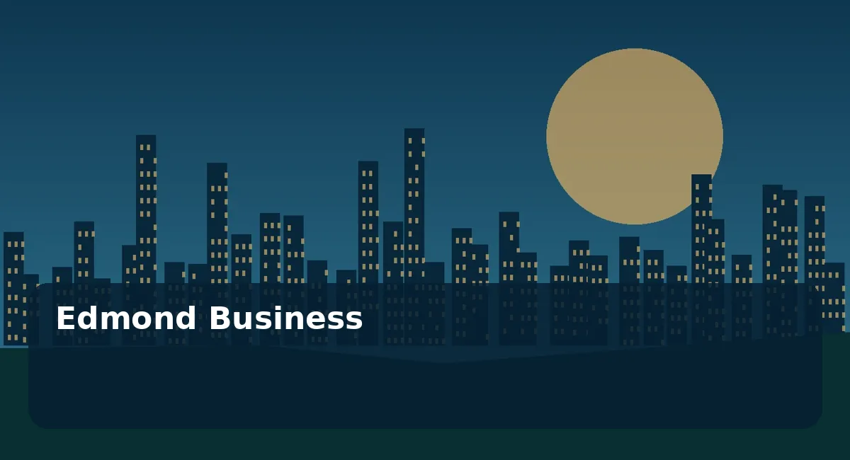 Original editorial illustration for Edmond Business