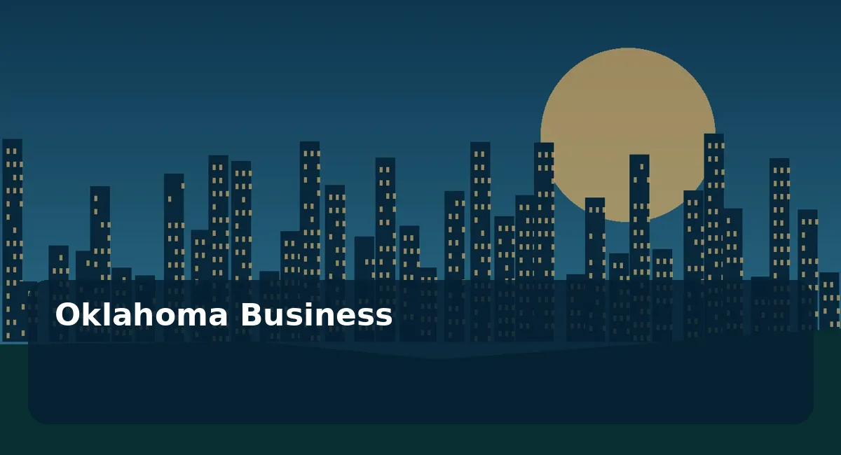 Original editorial illustration for Oklahoma Business